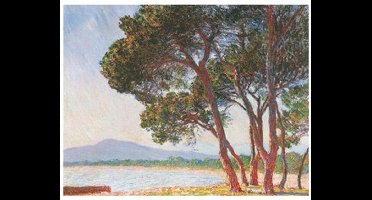 Kunstdruk Claude Monet - La plage de Juan-Les-Pins 80x60cm