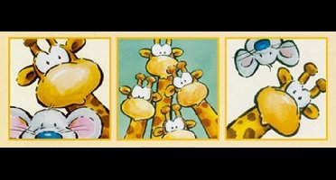 Kunstdruk Jean Paul Courtsey - Funny Friends IV 95x33cm