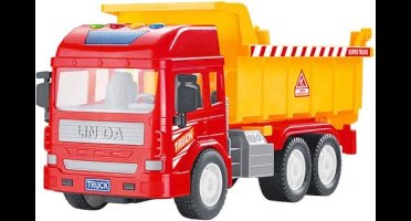 Luna Kiepwagen Junior 28 Cm Rood/oranje