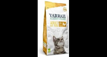 6x Yarrah Bio Kattenvoer Adult Kip 800 gr