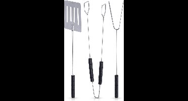 Grillbestek-Set 3 delig - BBQ Gereedschap - Grillbestekset - Barbecue - Grillaccessoires - Barbecue-Accessoires