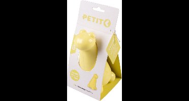 Ebi Petit Beloningsspeeltje Gigi 9x9x15 cm - Hondenspeelgoed - Geel