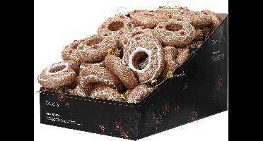Kersthanger Donut kunststof dia.10cm.
