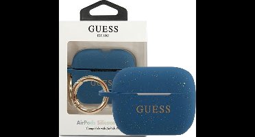 GUESS Silicone Case AirPods Pro - Blauw