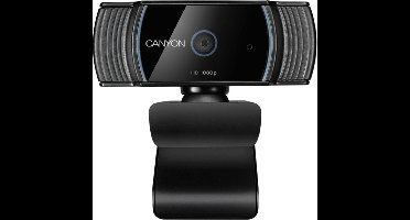 Canyon C5 HD Webcam - Webcam - 1080p - Autofocus - Microfoon van ruisonderdrukking - Stripod Mount Support