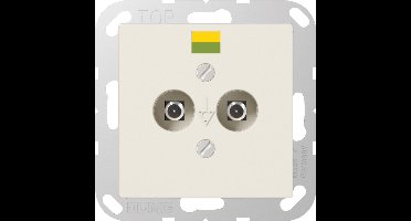 JUNG ABA565-2N POT.AARDINGSCDS WIT 2V