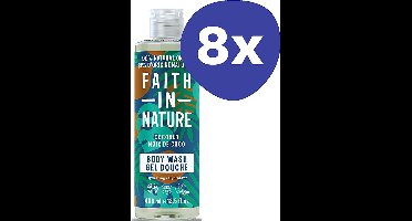 Faith in Nature Kokosnoot Bad-en Douchegel (6x 400ml)