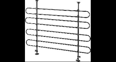 ProPlus Bagage- en Hondenrek - Verstelbaar - 98 tot 137 cm Hoog - 80 tot 145 cm Breed
