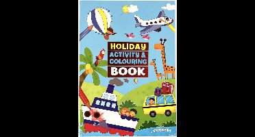 A4 Vakantie Kleur en Activiteiten boek - Knutselboek - Doeboek & Activiteitenboek - Tekenblok voor Kinderen - Kleurboek Peuter - Tekenboek voor Kinderen - Tekenen Kinderen - 128 Pagina's - 29x21cm - Vanaf 3 Jaar - Multi Kleuren