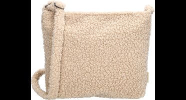 Beagles Navarra Crossbody Schoudertas Soft Teddy Bag - Dames Tas - Crème