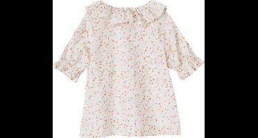 Vertbaudet Meisjesblouse met kraagje van katoengaas