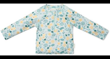 Zwemshirt lange mouw - Meerkleurig - Seashells and Stripes-86/92