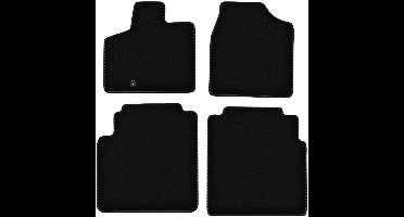 BASIC zwarte veloursmatten voor: Chrysler Voyager V minivan (2008-2016)