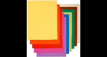 Exacompta 10x FLASH 80 - Pak van 30 binnenmappen -100% gerecycleerd - 22x31cm - Geassorteerd - 150100E
