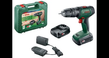 Bosch Universele Impact 18 V Slagboormachine + x2 2.0 Ah Accu's en Lader