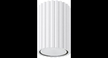 Sollux Lighting Plafondlamp Karbon - 10x6.5x6.5cm - GU10 - wit - aluminium