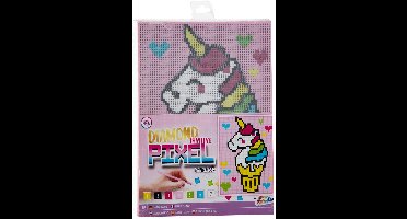 Pixel op Nummer Canvas - Eenhoorn