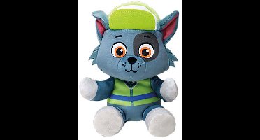 Ty knuffel Paw Patrol Rocky 15cm pluche hond speelgoed.