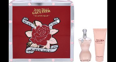 Jean Paul Gaultier Classique Gift Set - 50 ml eau de toilette spray + 75 ml bodylotion - cadeauset voor dames