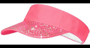 Festival Zonneklep - Strass Steentjes - Roze