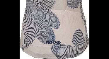 Striped Flower Fietsshirt Essential Dames