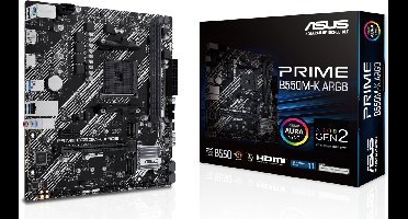 ASUS PRIME B550M-K ARGB AMD B550 Socket AM4 micro ATX
