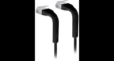 Ubiquiti UniFi Ethernet Patch kabel Zwart cat6 30cm