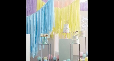 Backdrop Streamers XL Pastel