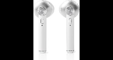 Volledig Draadloze Oordopjes - Bluetooth - Maximale batterijduur: 2.5 uur - Drukbediening - Charging case - Ingebouwde microfoon - Ondersteuning voor spraakbesturing - Wit