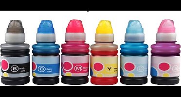 ABC huismerk navulflesje inkt geschikt voor Epson 114 magenta geschikt voor EcoTank ET8500 ET8550