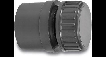 VDL Eindset PVC-U 32/40 mm x 1 1/4" lijmmof/spie 10bar grijs