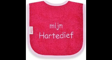 Funnies Slabber Mijn Hartedief 40 Cm Katoen Roze