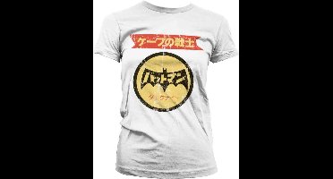 DC Comics Batman Dames Tshirt -M- Japanese Retro Logo Wit