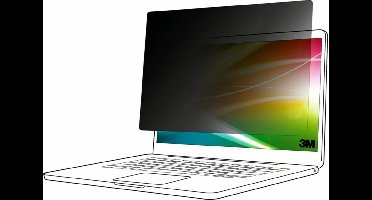 3M Bright Screen BP160W1B Privacyfolie Laptop 40,6 cm (16) Beeldverhouding: 16:10 7100312419 Universal