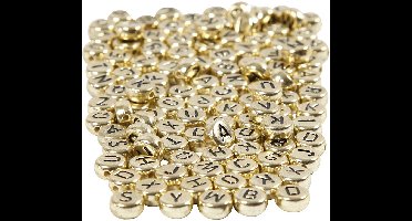 Creativ Company Letterkralen D 7 mm, 1 mm, Goud