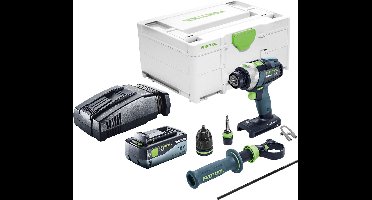 Festool TPC 18/4 I-Basic accu klopboormachine 18 V 75 Nm + 1x accu 8.0 Ah + snellader + systainer