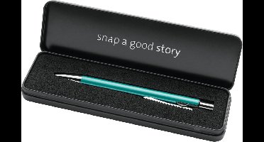 Pelikan balpen Snap Metallic K10 Turquoise metal case