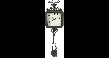 Wandklok Pendle wit/zwart