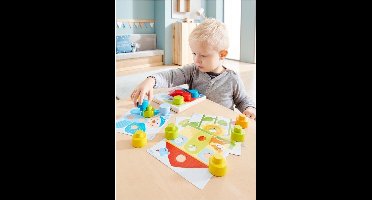 Haba Insteekspel Kakelbonte Wereld 15 Cm