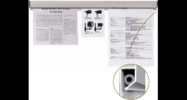 Franken PKS31 document houder Kunststof Grijs