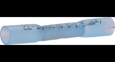 Cimco stootverbinder met krimpisolatie 1,5-2,5mm² - blauw per 100 stuks (180342)