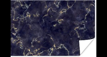 Poster Marmer - Goud Agaat - 30x20 cm