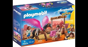 PLAYMOBIL  PLAYMOBIL: THE MOVIE Marla en Del met gevleugeld paard - 70074