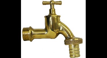 Tapkraan Messing 3/4"