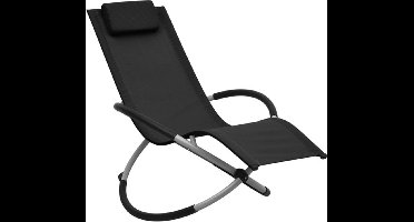 vidaXL - Kinderligbed - staal - zwart