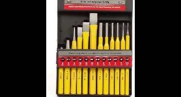 Beitel- en pendrijverset 12-delig