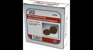 HBM 40 Delige 150 mm Velcro Schuurschijvenset met Klittenband