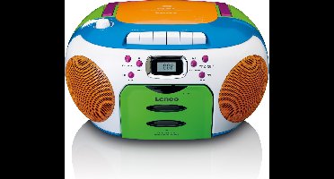Lenco SCD-971 - Draagbare radio met cassette speler - Kids