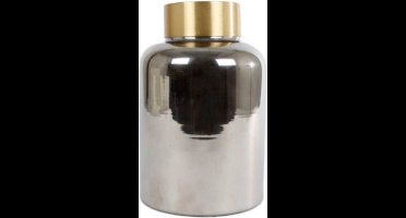 Van Manen Vaas Sanne 12 x 19 cm, glas, zilver