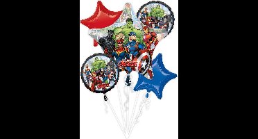Marvel Folieballonnen Avengers Junior 5-delig